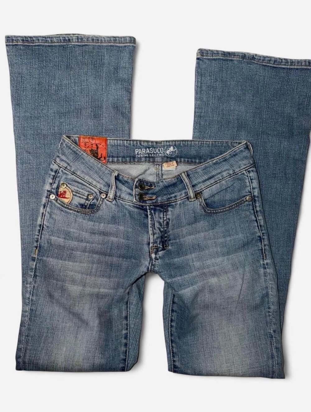 Vintage 2000’s Y2K Parasuco Denim Legend Jeans Size 28 Blue